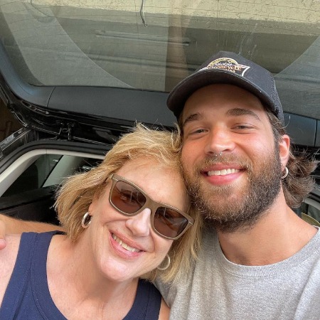 Jonathan Zeizel with his mother Kathy Fyfe.